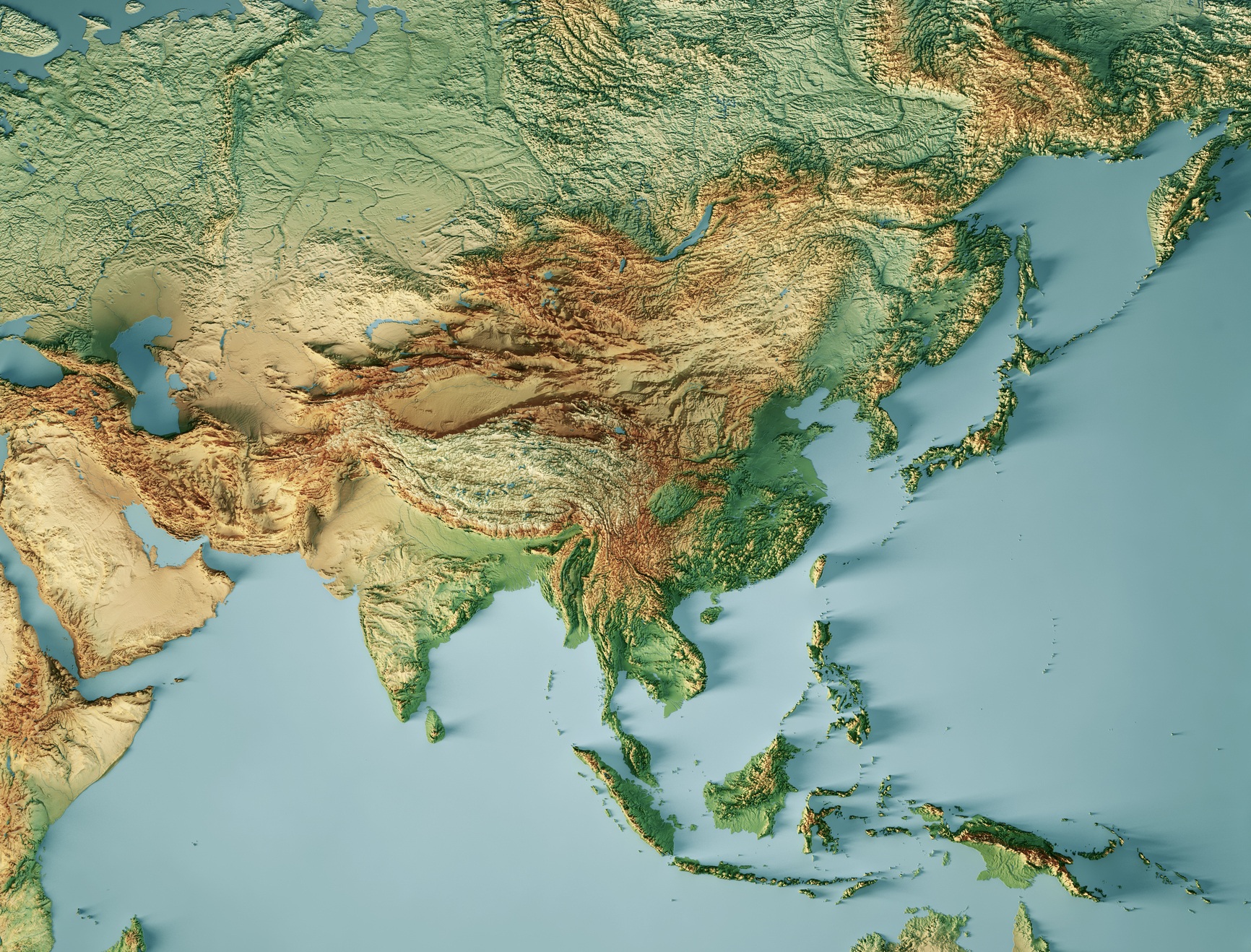 Para que regiões da Ásia fazemos envios?