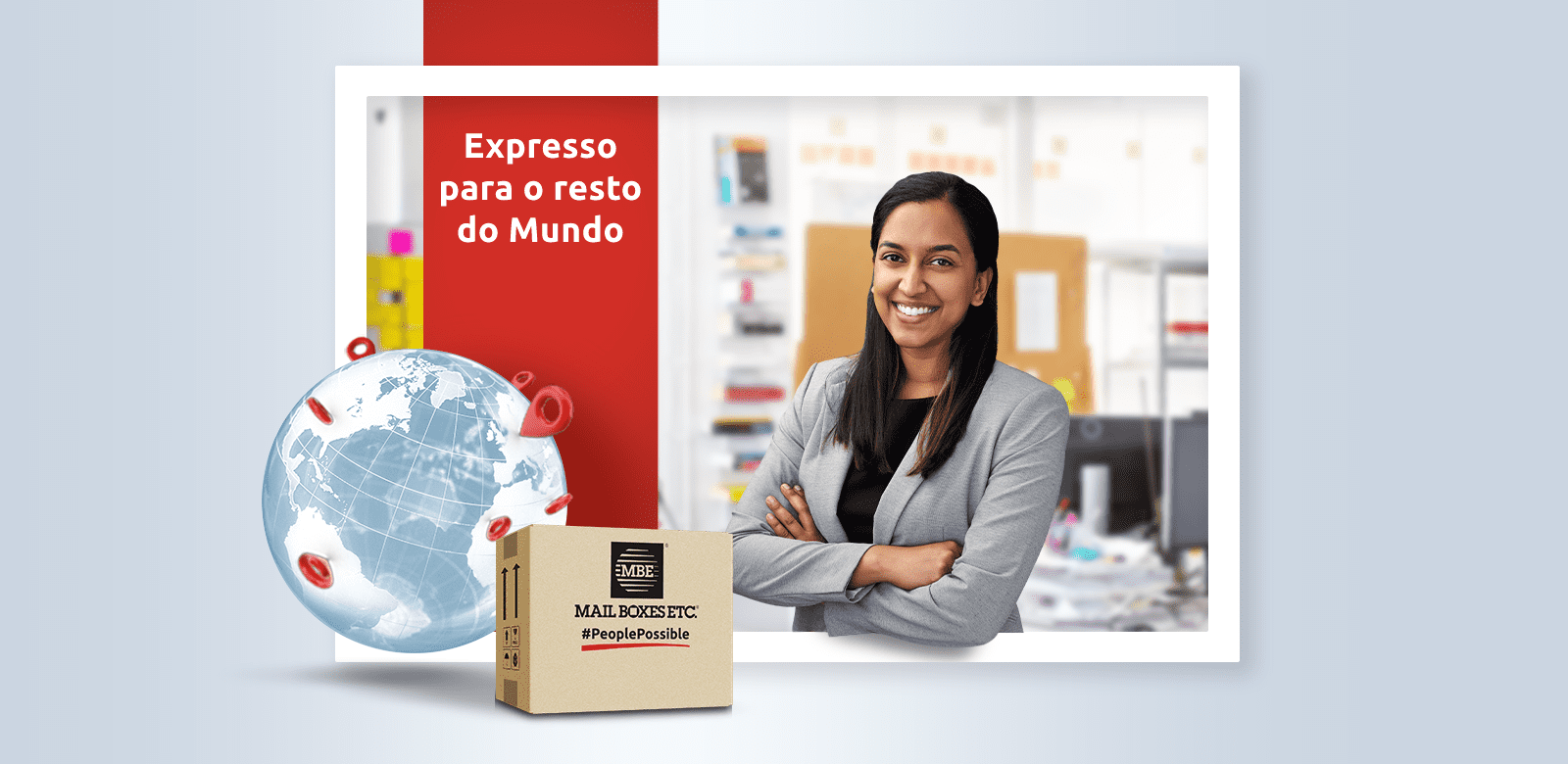 Envios Internacionais Expresso para o resto do mundo